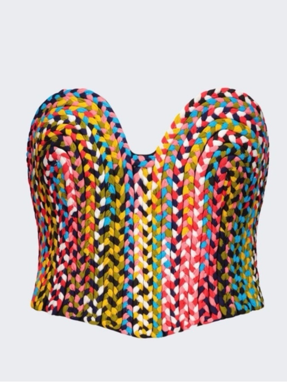 Mara Hoffman Julie Multicolor Braided Bustier Top – Size 6 - Picture 3 of 8